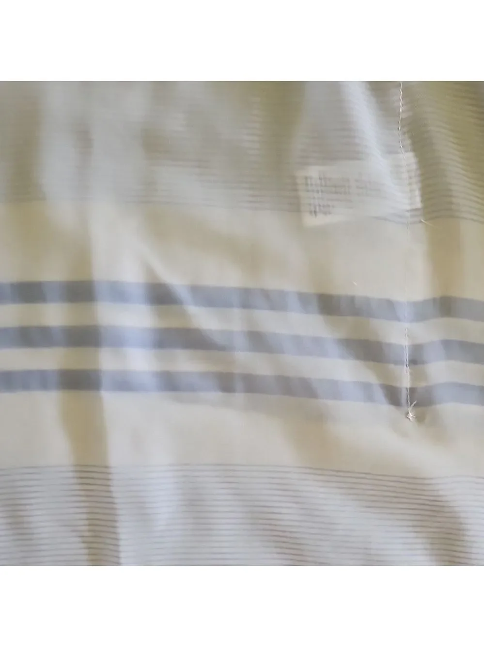 Beachlunchlounge Blue and White Striped Oversized Shirt